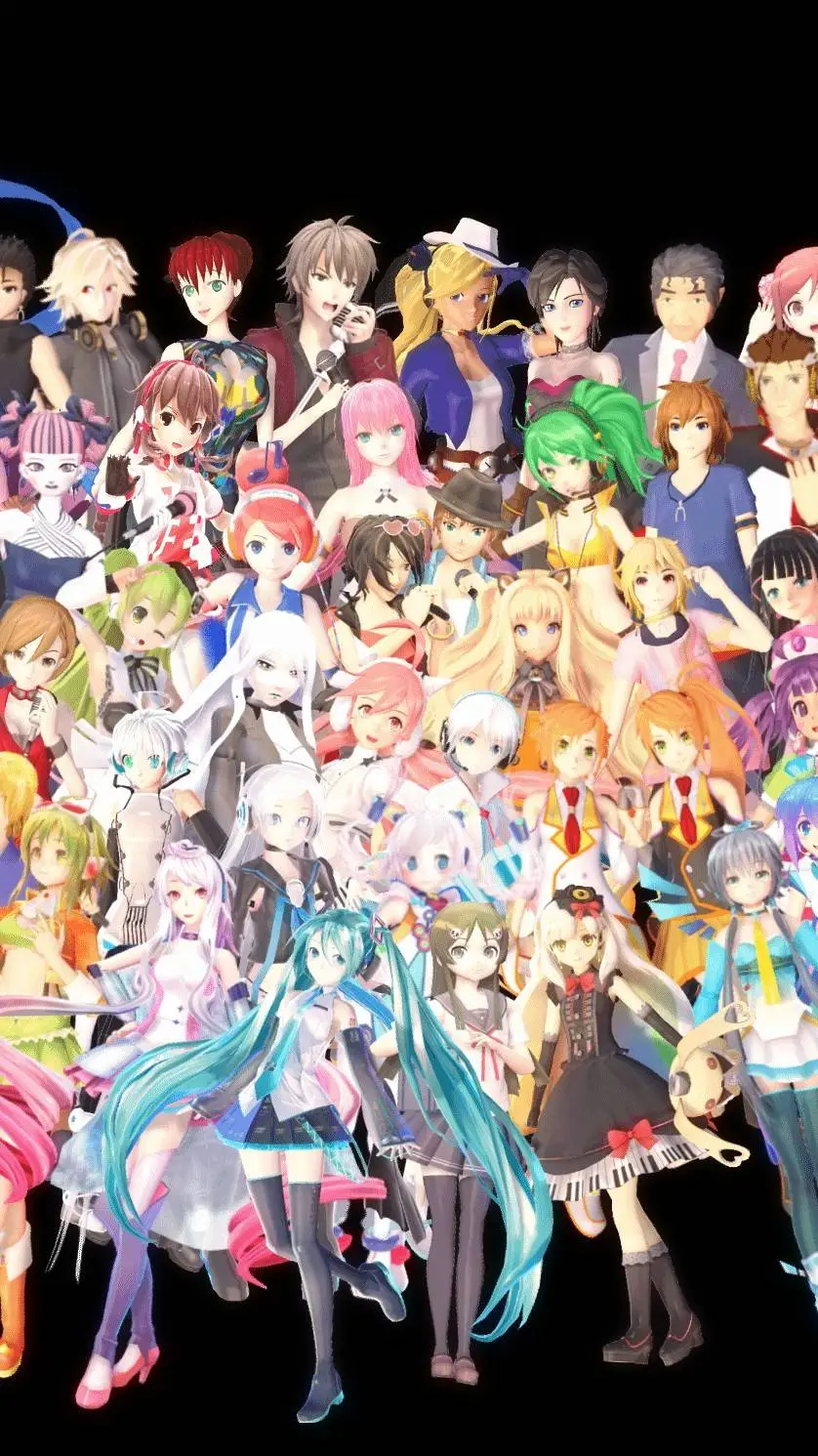 ai character: vocaloid/utau/fan background