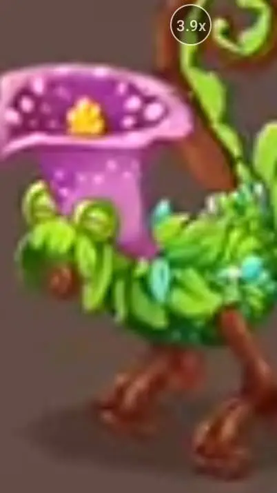 ai character: blassom\plant background