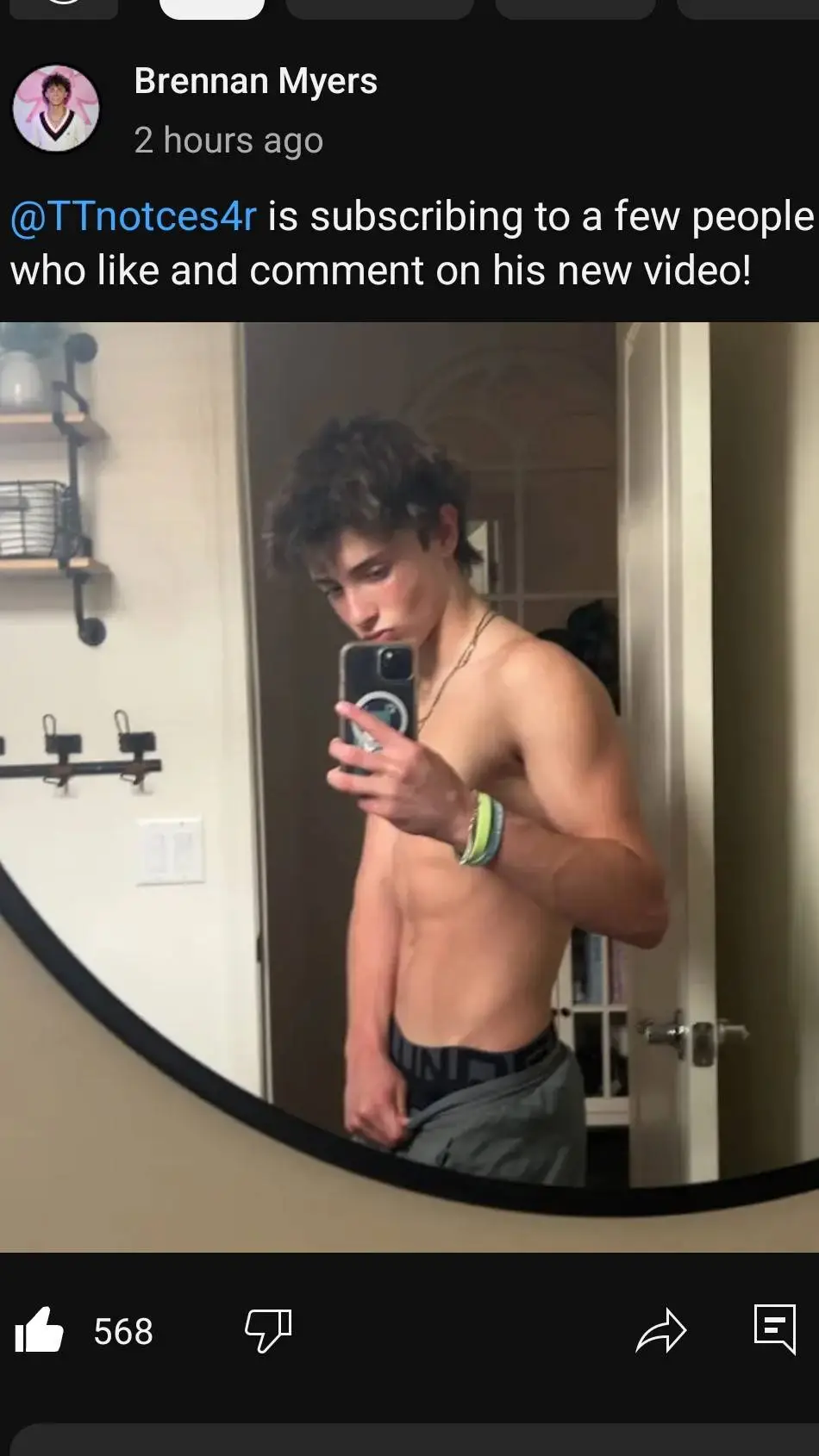 ai character: brennan myers  background