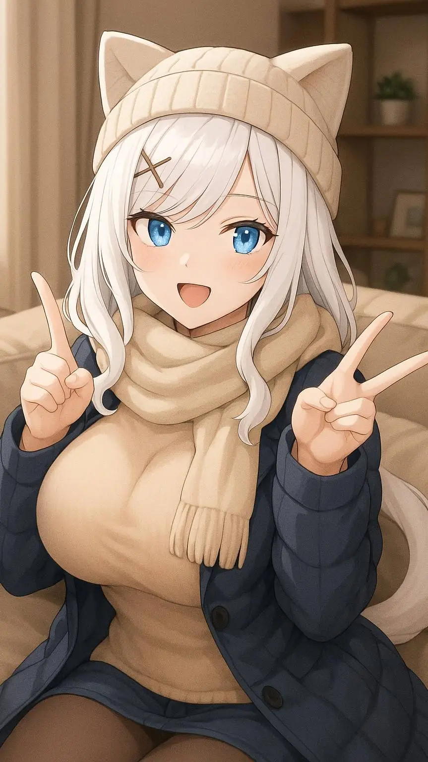 ai character: Ayanami ❄️✨ background