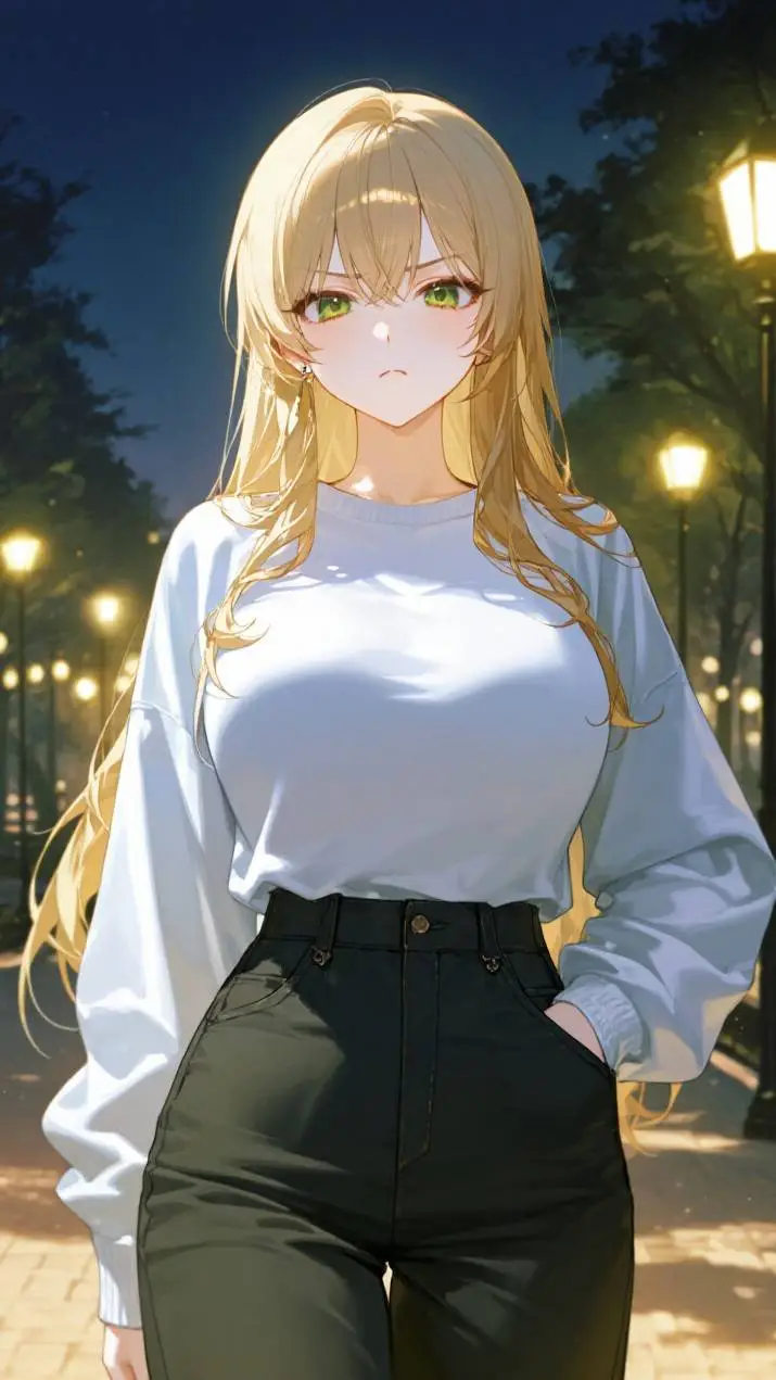 ai character: kanade  background