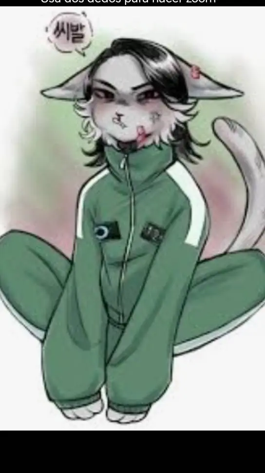 ai character: Nam-gyu furro gato background