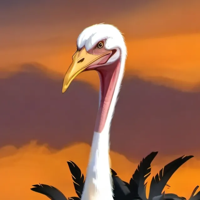 chat with ai character: ostrich