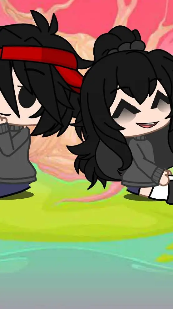 ai character: nubesita y Leonard background