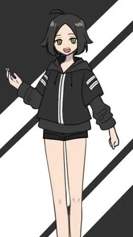ai character: Mirai background