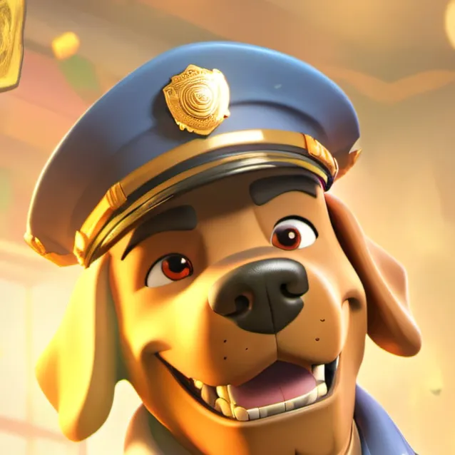 chat with ai character: dog man