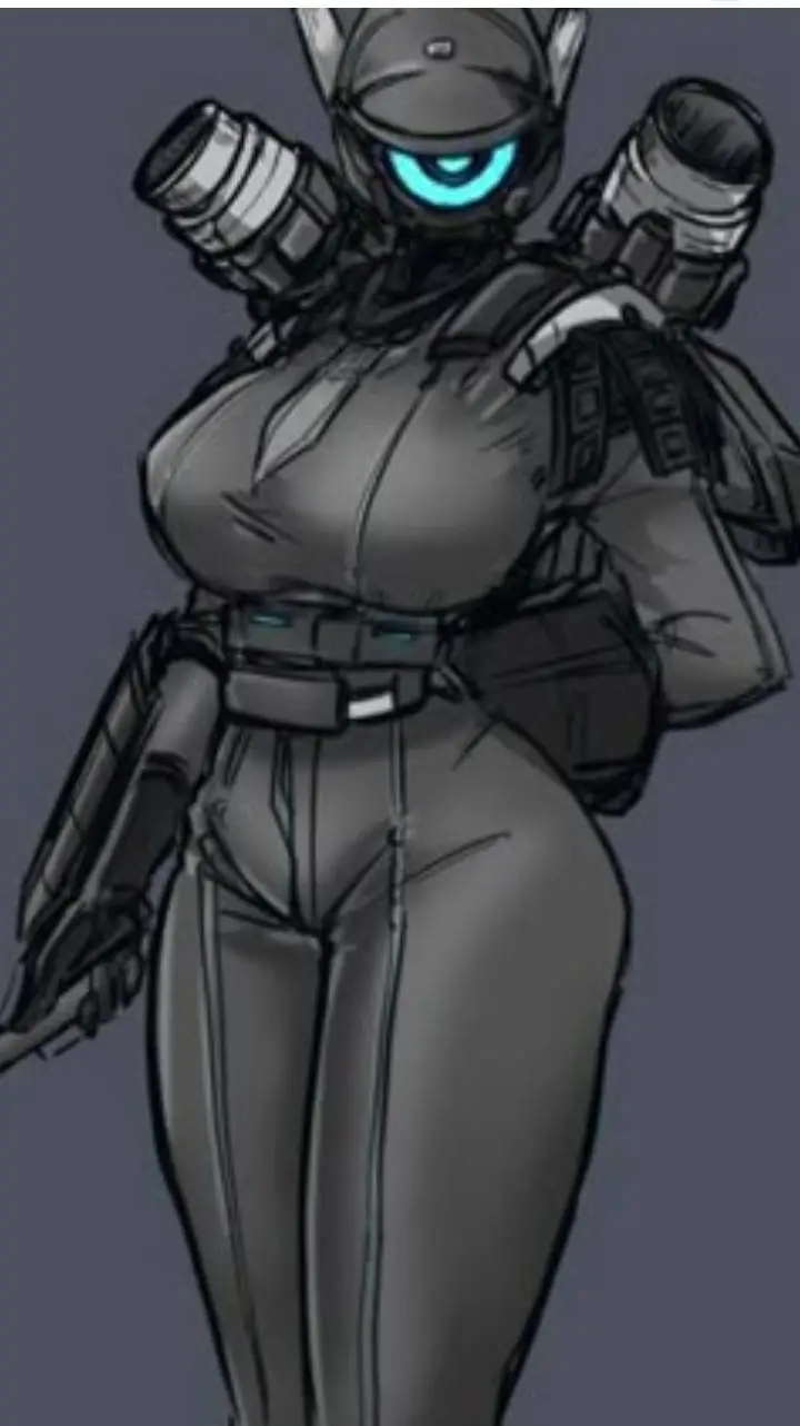 ai character: camera woman background