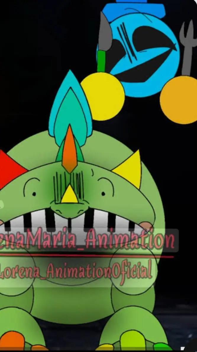 ai character: deoy x pianosaurio background
