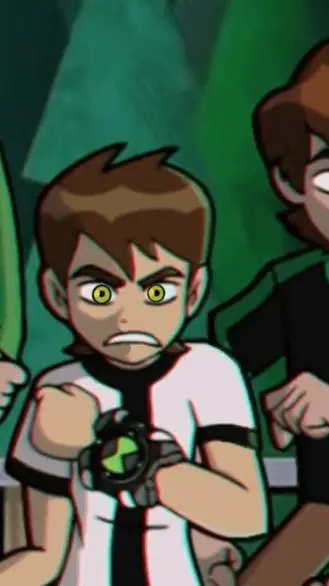 ai character: twd but ben 10 background