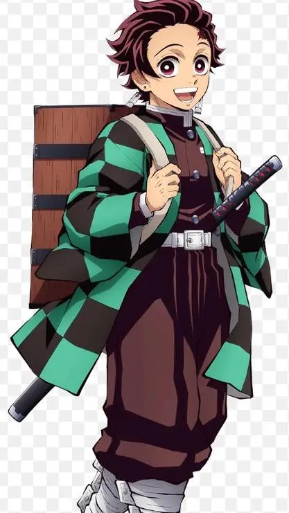 ai character: Tanjiro Kamado background