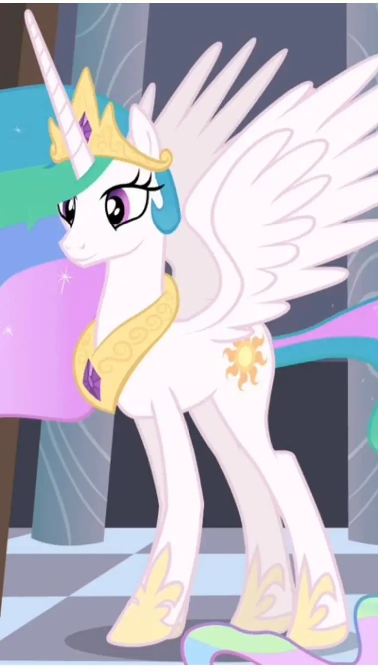 ai character: celestia's girl background