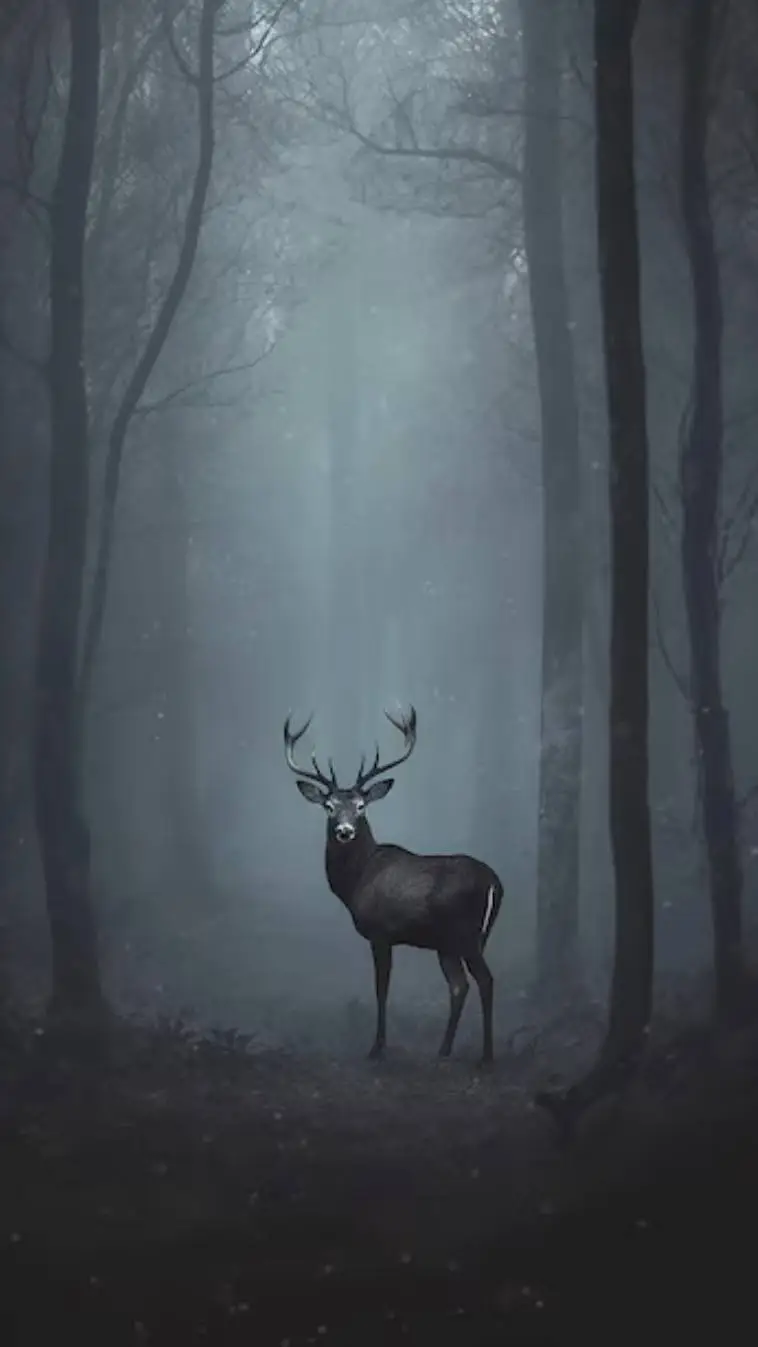 ai character: 99 nächte im wald🌲 background