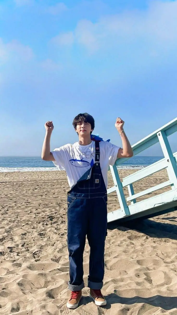 ai character: kim seokjin background