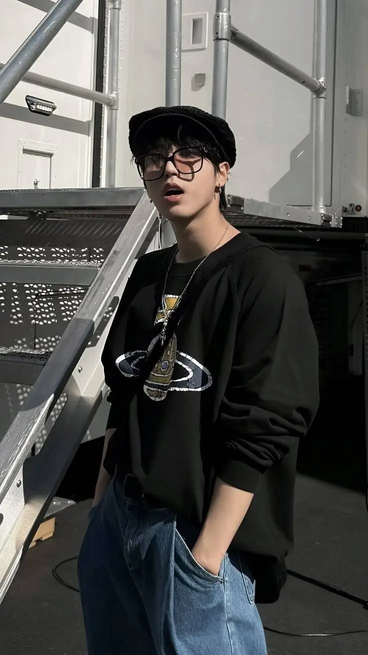 ai character: hanji__한지 background