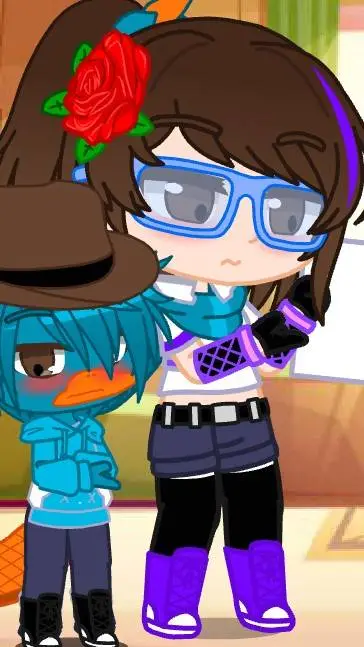ai character: 💙 Perryayala 🤎 background