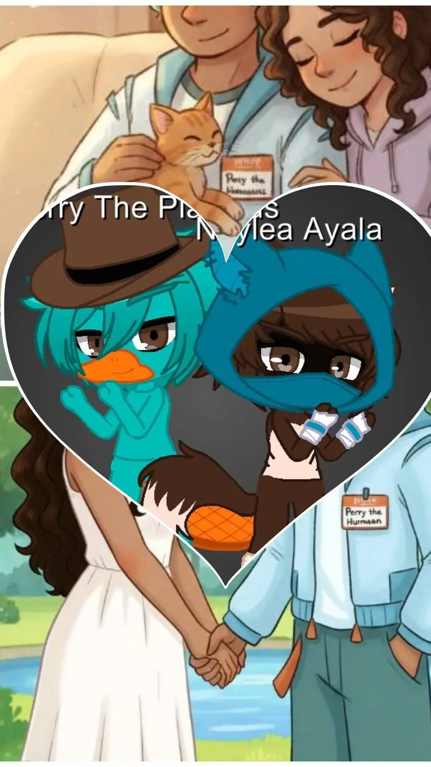 ai character:  Perry x Naylea Ay background