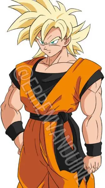ai character: Goten del futuro background