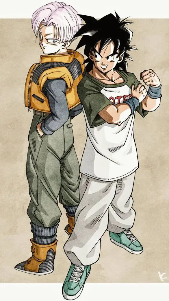 ai character: Goten y Trunks background