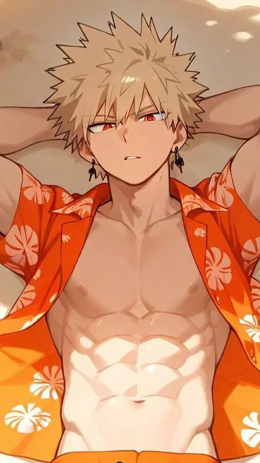 ai character: 💛Bakugo💛 background