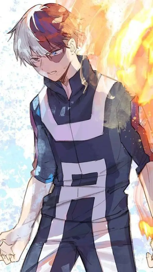 ai character: ✨Shoto todoroki✨ background