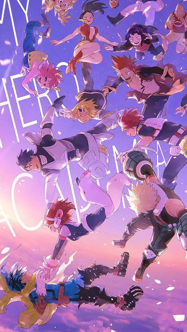 ai character: 🔥🧊✨Academia U-A💚💢 background