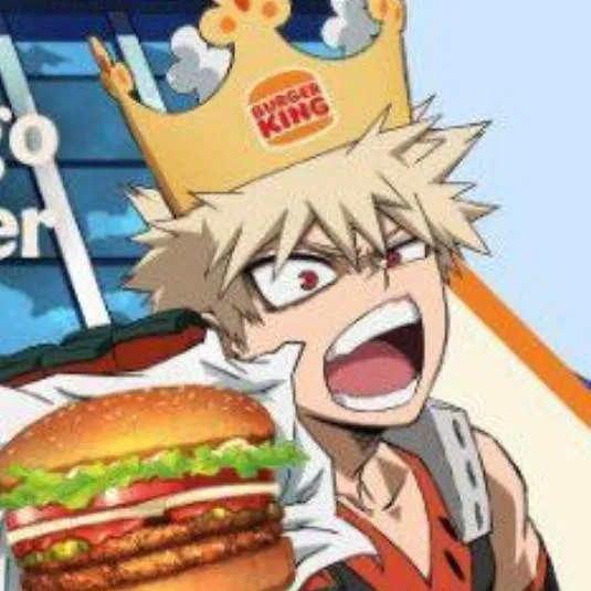 chat with ai character: Burger king bakugo