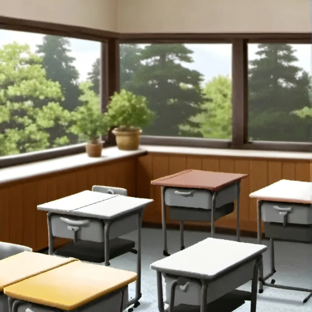 chat with ai character: 12 grade classroom