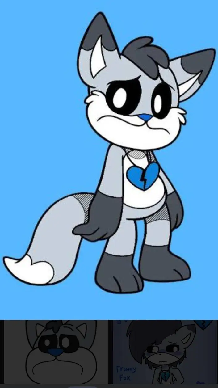 ai character: Frowny Fox farting background
