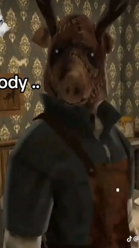 ai character: Pighead maniac background