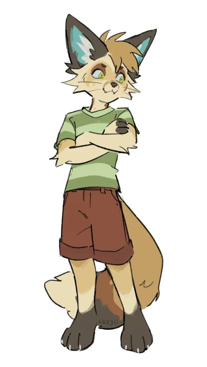ai character: Timothy the box fo background