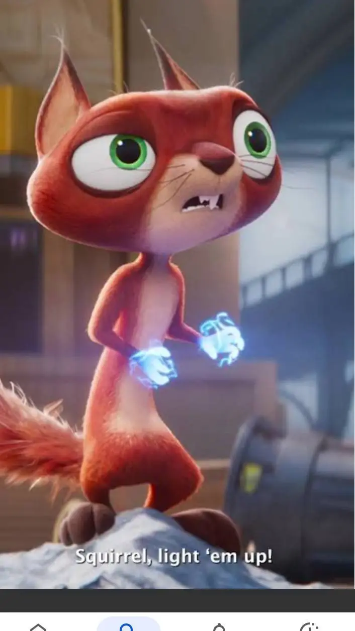 ai character: Squirrel  background