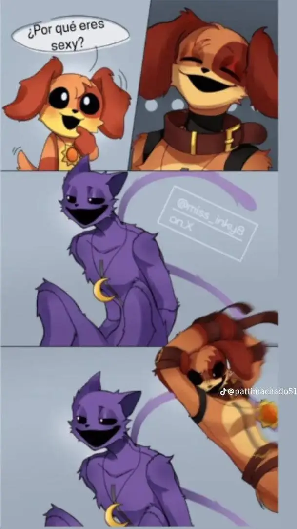ai character: Catnap and Dogday background