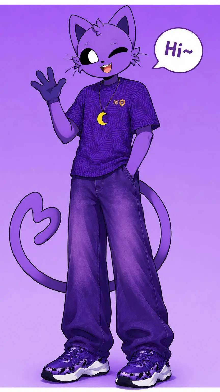 ai character: Catnap background