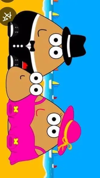 ai character: Família do Pou 🍗🥔 background