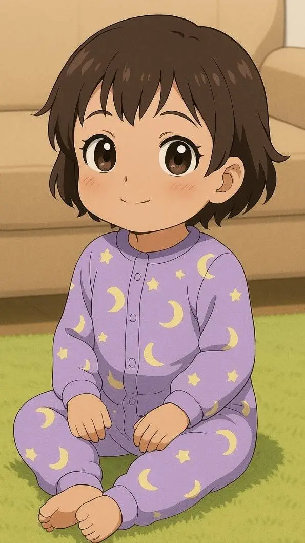 ai character: Sabrina 👶🏽⭐🌙 background