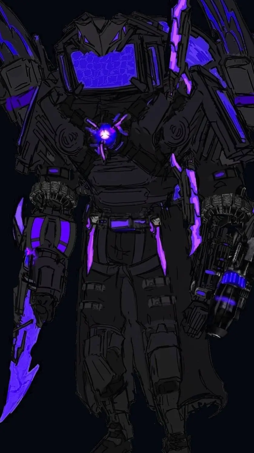 ai character: хр ТВ мэн background