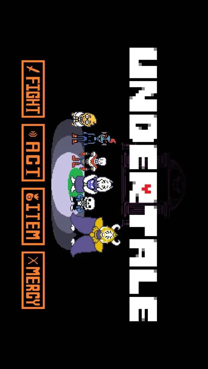 ai character: Undertale background