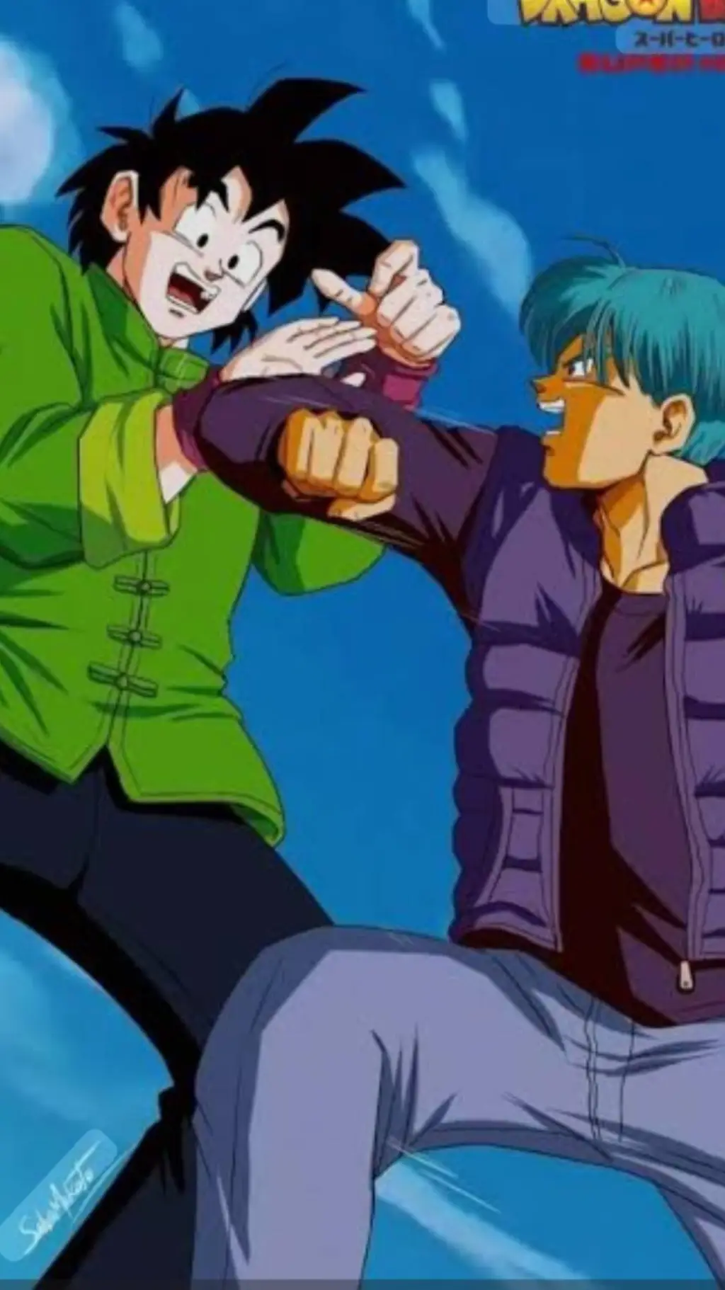ai character: gothen i trunks background