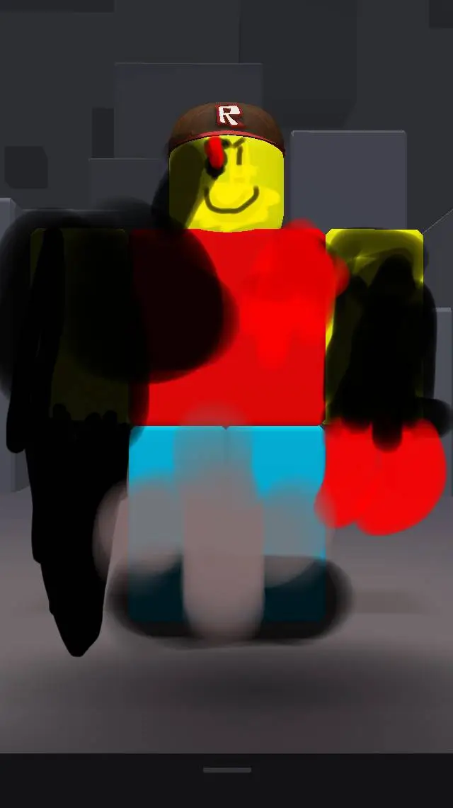 ai character: corrupted bloxxer background