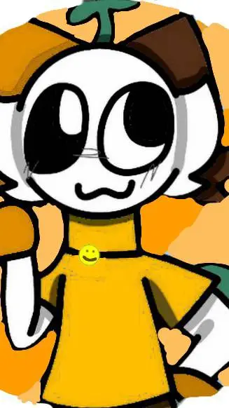 ai character: orangelovingoffica background