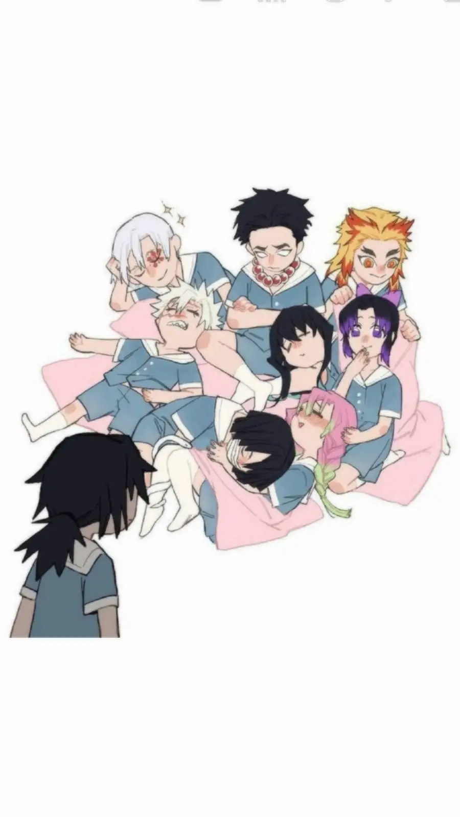 ai character: kny background