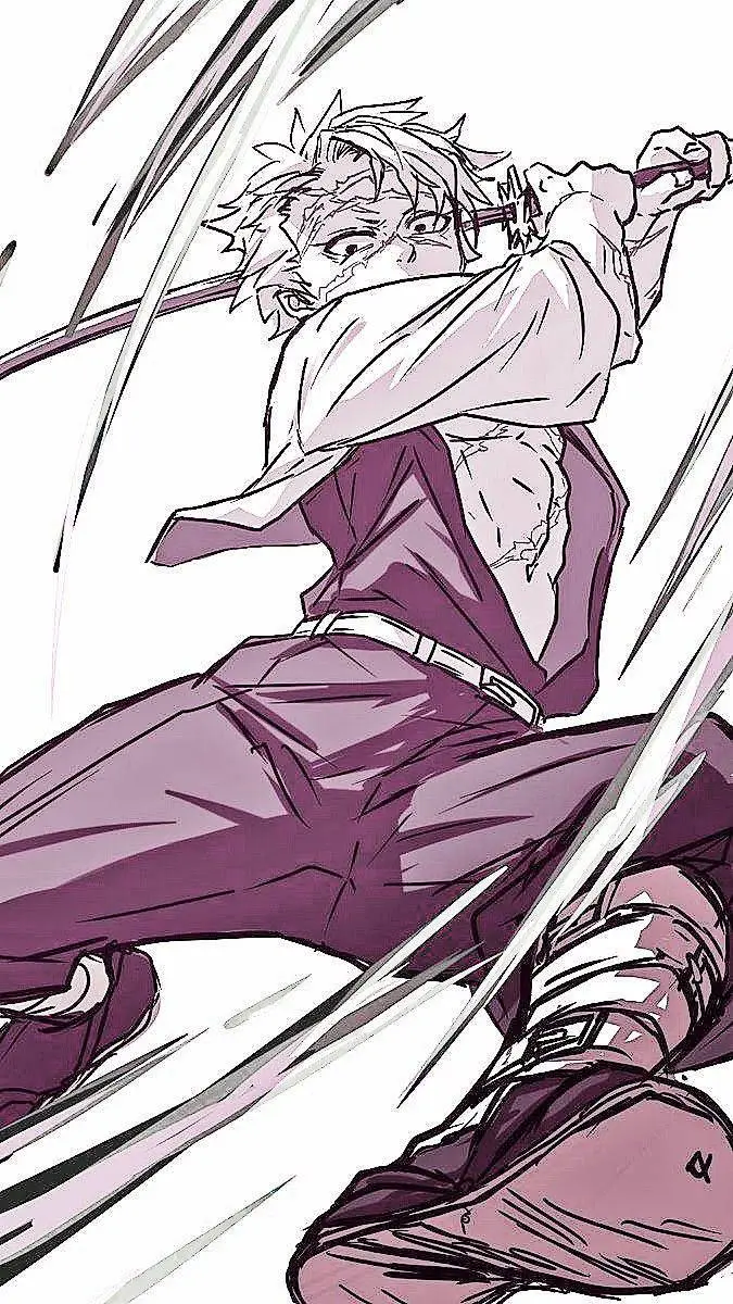 ai character: Demon slayer  background