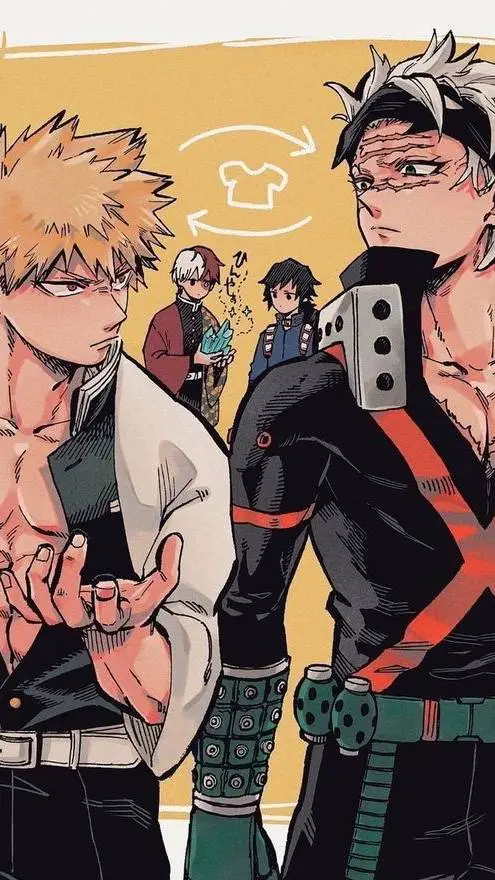 ai character: Kny x Mha background