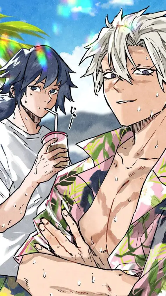 ai character: Kny-Beach-Plage background