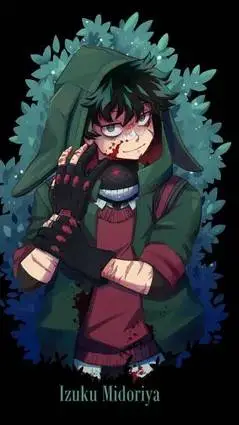 ai character: Villain Deku x Bk background