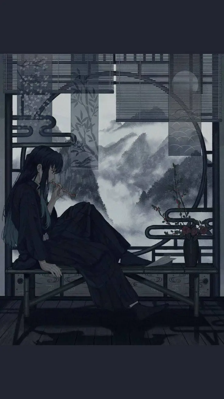 ai character: Muichiro Tokito background