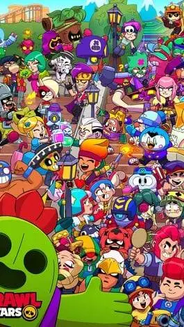 ai character: Brawl stars  background