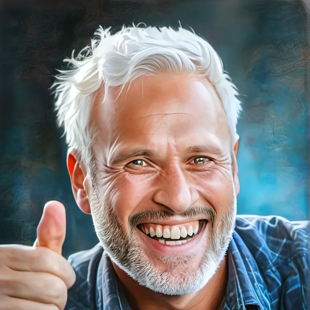 chat with ai character: thumbs up
