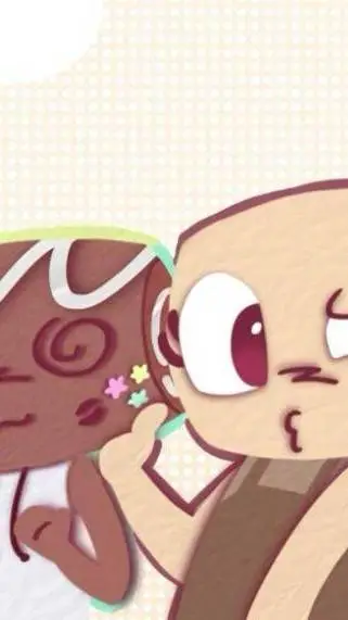 ai character: FossilCake background