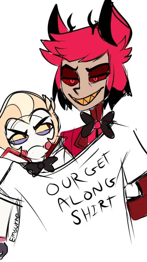 ai character: get along shirt :3 background